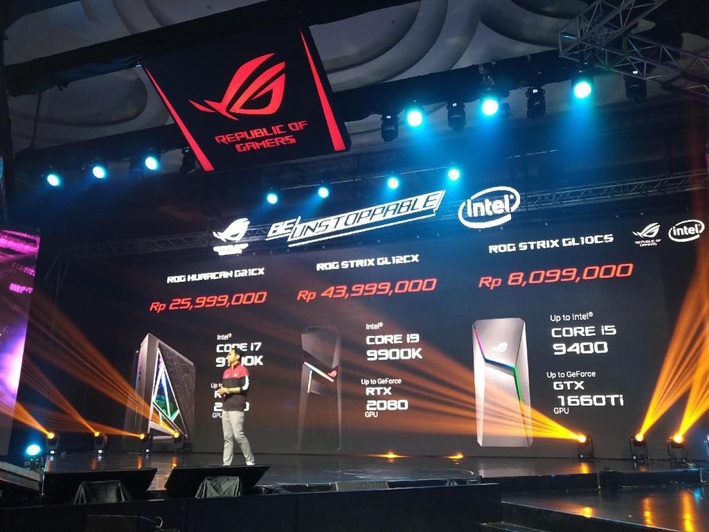 Asus Rilis PC Gahar, Harga Mulai Rp 43 Jutaan Asus Rilis PC Gahar, Harga Mulai Rp 43 Jutaan