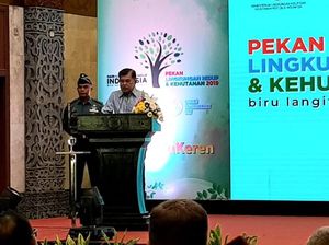 Di Acara Penyerahan Kalpataru, JK Bicara soal Banjir Akibat Hutan Berkurang Di Acara Penyerahan Kalpataru, JK Bicara soal Banjir Akibat Hutan Berkurang