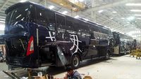 Melihat Uji Standard Kursi Bus di Pabrik Laksana