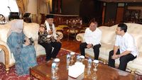 Silaturahmi Menhan dengan Alim Ulama