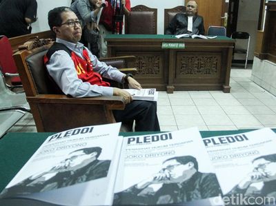 Joko Driyono Jalani Sidang Pledoi