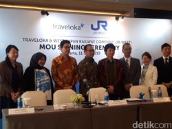 Traveloka Jalin Kerja Sama dengan Perusahaan Kereta Jepang JR West