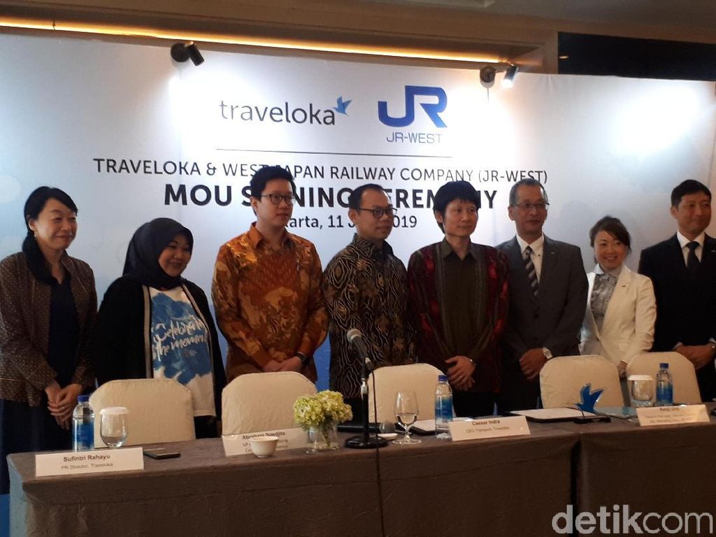 Traveloka Jalin Kerja Sama dengan Perusahaan Kereta Jepang JR West Traveloka Jalin Kerja Sama dengan Perusahaan Kereta Jepang JR West