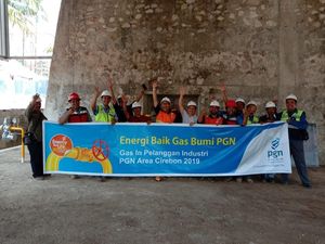 PGN Pasok Gas Bumi ke Industri Kapur di Majalengka