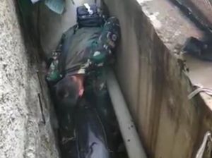 Satgas Citarum Tutup Saluran Limbah Siluman Pabrik Tekstil Cimahi