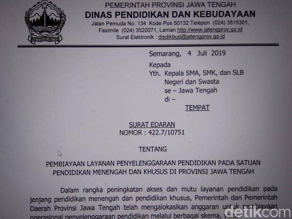 Meski Dilarang, SMA di Brebes Ada yang Pungut Sumbangan Meski Dilarang, SMA di Brebes Ada yang Pungut Sumbangan