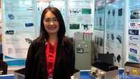 Penampakan SPG Cantik Asal China di Pameran Teknologi JIExpo