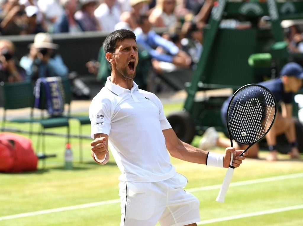 Djokovic Pastikan Tempat di Final Wimbledon Djokovic Pastikan Tempat di Final Wimbledon