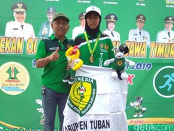 Atlet Remaja Asal Tuban Raih Emas Porprov 2019 di Cabang Lompat Tinggi