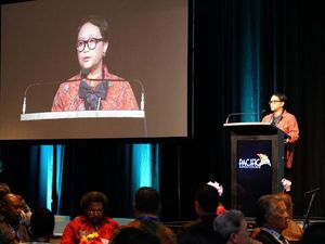 Buka Pacific Exposition 2019, Menlu Bicara Ancaman Negara Pasifik Buka Pacific Exposition 2019, Menlu Bicara Ancaman Negara Pasifik