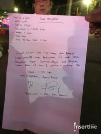 Surat Pernyataan Pengambilan Barang Bukti