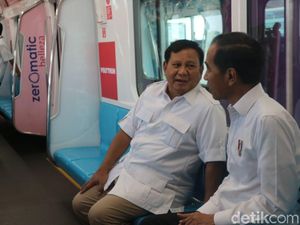 Pertama Kali Naik MRT, Prabowo: Terima Kasih Pak Jokowi Pertama Kali Naik MRT, Prabowo: Terima Kasih Pak Jokowi