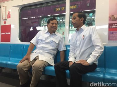 Momen Jokowi-Prabowo Bertemu, Naik MRT hingga Makan Siang Bersama