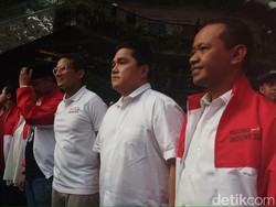 Usai Pertemuan Jokowi-Prabowo, Erick Thohir Bertemu Sandiaga di Acara Milenial