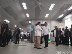 MRT Jakarta Jadi Saksi Pertemuan Jokowi-Prabowo