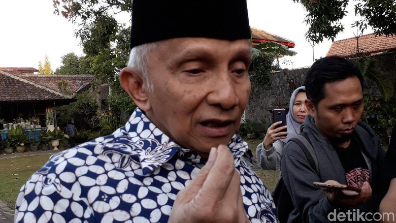 Jika Kubu 02 Gabung Jokowi, Amien Rais: Game is Over!