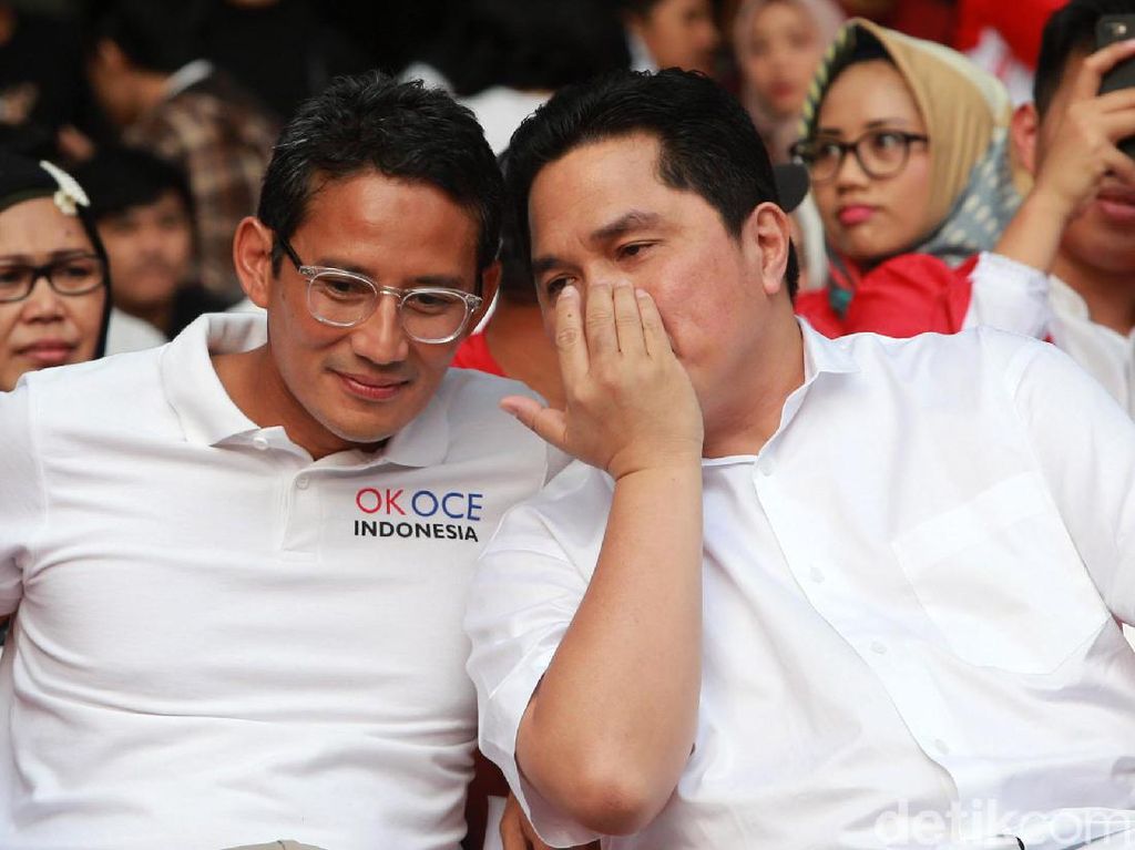 Sandiaga Siap Bantu Erick Thohir di BUMN Sektor Asuransi Sandiaga Siap Bantu Erick Thohir di BUMN Sektor Asuransi