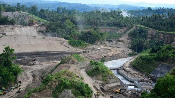 Penampakannya Proyek Bendungan di Sulawesi Utara