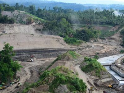 Penampakannya Proyek Bendungan di Sulawesi Utara