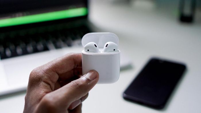 Ilustrasi Apple AirPods, Apple AirPods Ilustrasi Apple AirPods, Apple AirPods