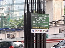 Jl HR Rasuna Said Ditutup Besok Terkait Lomba Maraton, Ini Rekayasa Lalinnya