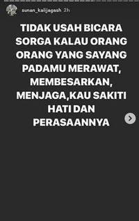 Unggahan Instastory Sunan Kalijaga