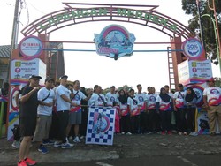 Antusiame Ribuan Warga Binjai Ikuti Fun Walk BYMS 2019