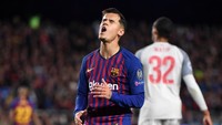 Tottenham Hotspur dikabarkan tertarik jadi tempat pelarian untuk Philippe Coutinho, yang kesulitan di Barcelona. Bahkan rumornya manajer Tottenham Mauricio Pochettino sudah menelepon gelandang asal Brasil tersebut. (Foto: Michael Regan/Getty Images)