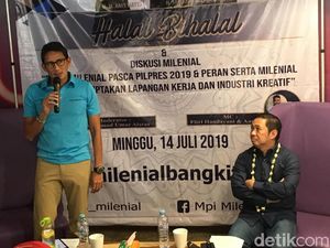 Diskusi Milenial Bareng Anis Matta, Sandiaga Bicara Tak Takut Jadi Oposisi Diskusi Milenial Bareng Anis Matta, Sandiaga Bicara Tak Takut Jadi Oposisi