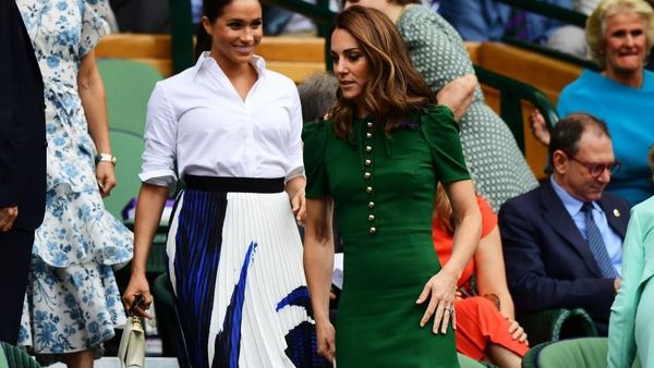 Foto: Meghan Markle & Kate Middleton Akrab di Wimbledon, Bantah Isu Tak Akur