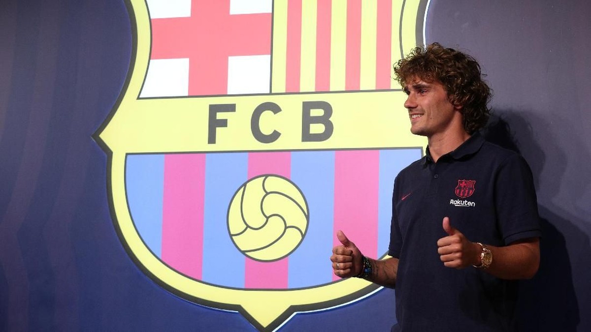 Antoine Griezmann ditebus Barcelona seharga 120 juta euro. (Foto: Albert Gea/Reuters)