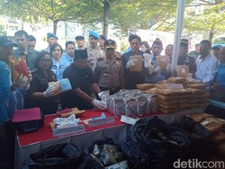 Peringati HANI, BNN Jabar Musnahkan 3,5 Kg Sabu dan Ratusan Kg Ganja