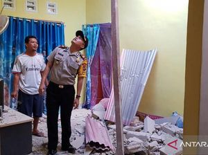 Tower BTS di Babel Roboh Timpa Rumah