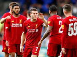 Liverpool meraih kemenangan keduanya di laga uji coba pramusim. The Reds menang 3-1 atas Bradford City. Reuters/Jason Cairnduff.