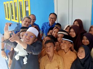 Gedung Sekolah Baru di Lombok Utara Usai Gempa