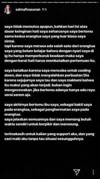 Instagram Story Salmafina