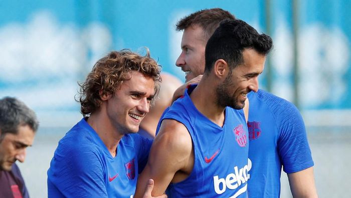 Antoine Griezmann masuk dalam skuat pramusim Barcelona (Albert Gea/Reuters) Antoine Griezmann masuk dalam skuat pramusim Barcelona (Albert Gea/Reuters)