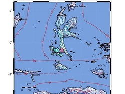 Gempa M 5,3 Guncang Maluku Utara