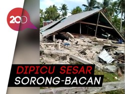Video Dampak Gempa M 7,2 di Halmahera Selatan