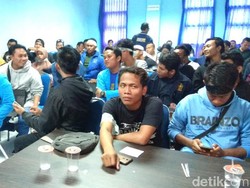 Puluhan Mahasiswa Lamongan Protes Soal Bantuan Pangan Non Tunai