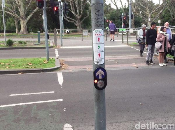 Foto: Cara Menyeberang Jalan yang Aman di Australia