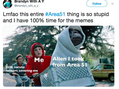 Rencana Penyerbuan Area 51 Ramai Jadi Meme Lucu