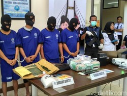4 Kurir Narkoba di Babel Ditangkap, 6 Kg Sabu Disita