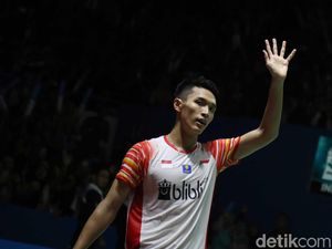 Lolos ke Babak Kedua, Jonatan Menang Karena Tenang