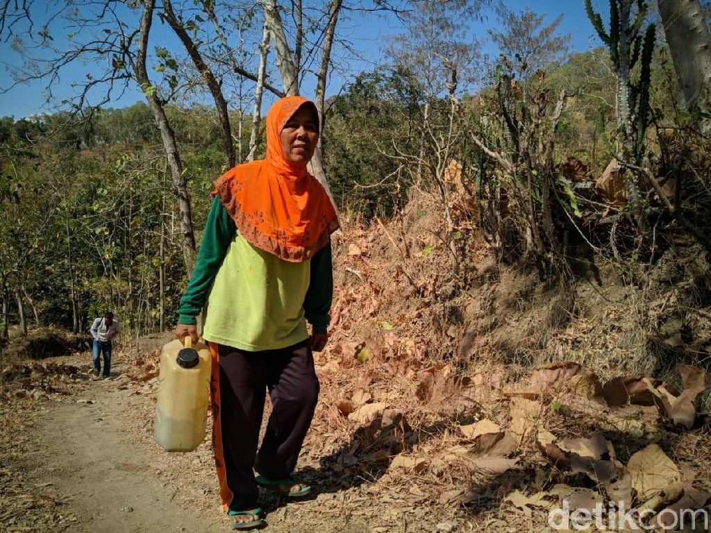 Kekeringan, Warga di Desa Ponorogo Ini Harus Jalan 7 Km Demi Air Bersih Kekeringan, Warga di Desa Ponorogo Ini Harus Jalan 7 Km Demi Air Bersih