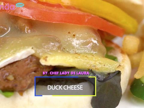 Resep Duck Cheese Burger, Cara Beda Menikmati Daging Bebek