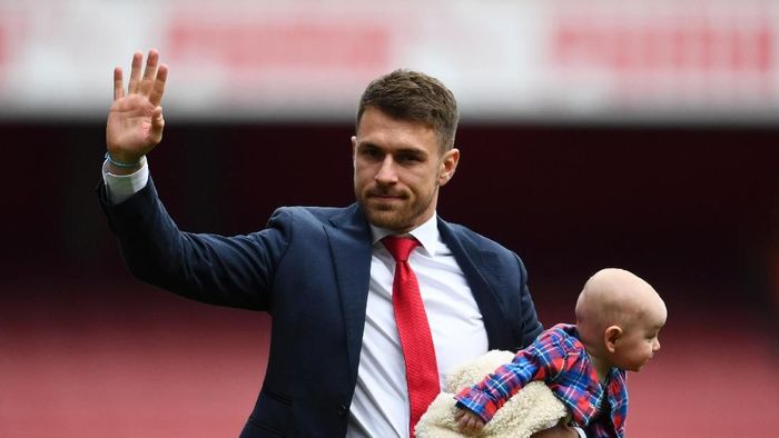 Aaron Ramsey jadi pemain Wales ketiga yang memperkuat Juventus (Clive Mason/Getty Images) Aaron Ramsey jadi pemain Wales ketiga yang memperkuat Juventus (Clive Mason/Getty Images)