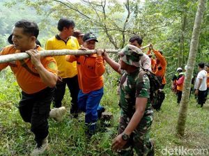 Hilang 4 Hari, Bocah Afandi Ditemukan Tak Bernyawa di Curug Batang