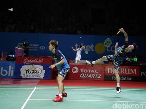 Dikejutkan Angin Istora, Kevin/Marcus Menang Susah Payah