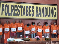 Polisi Tangkap 36 Orang Pengedar-Pengguna Narkotik di Bandung